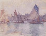 Boats in the Port of Le Havre